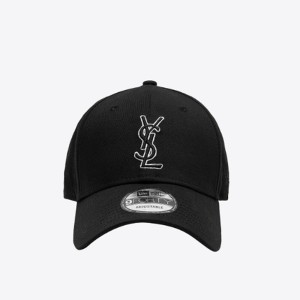 레플리카 입생로랑 뉴에라 YSL 모노그램 볼캡 블랙