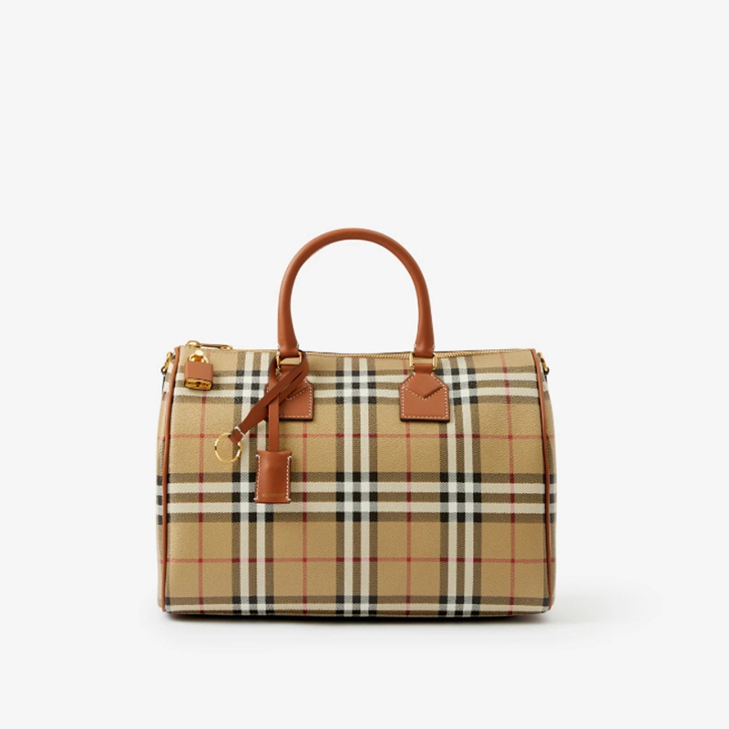 [premium] BURBERRY 버버리 미디엄 체크 볼링 백