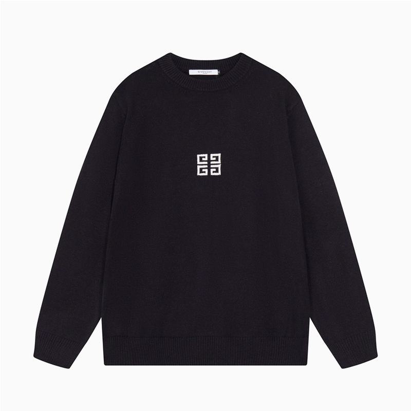 [S~2XL]지방시 엠브로이더드 니트 블랙