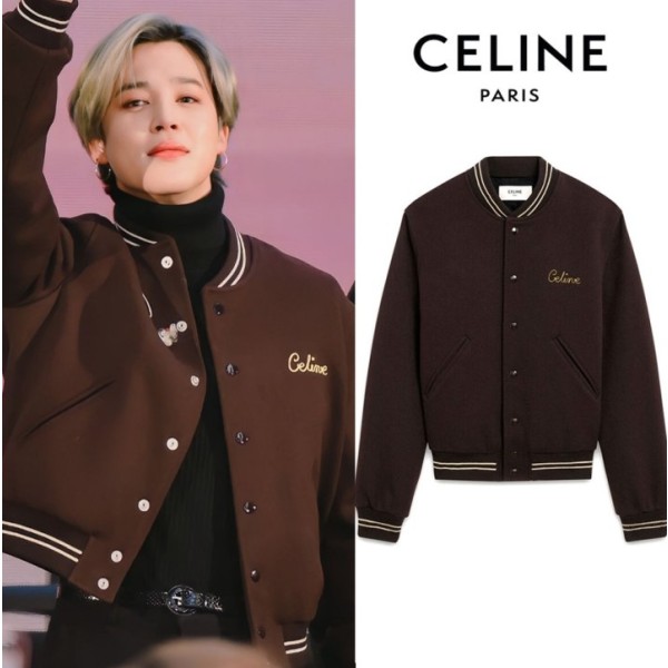 [S~XL] CELINE 셀린느 테디 울 스타디움 자켓