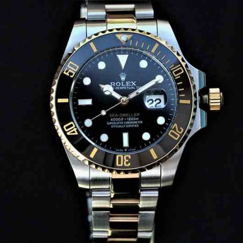 레플리카 롤렉스(ROLEX)씨-드웰러(sea-Dweller) 오이시터스틸 옐로우 골드 콤비